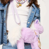 Opal Plush Unicorn Bag