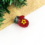 Christmas Glitter Mini Hair Claw Clip