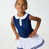 Navy Girly Girl Tank