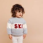 Ski Sweater, Bowie Grey Kids and Baby Apparel Cardigan