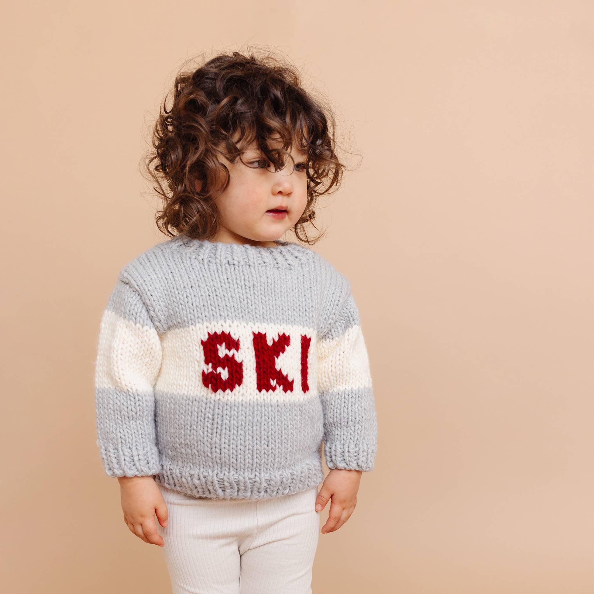 Ski Sweater, Bowie Grey Kids and Baby Apparel Cardigan