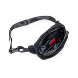 Black Fuzzy Belt Bag w/ Heart