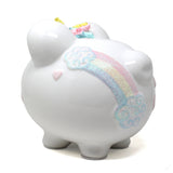 Unicorn and Rainbows Large  Piggy Bank