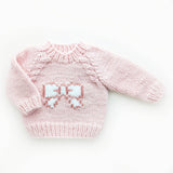 Bow Sweater for Baby Girls