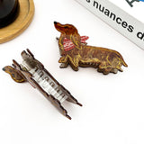 Bandana Dachshund Dog Hair Clip