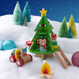 Christmas Treehouse Wooden Play Set
