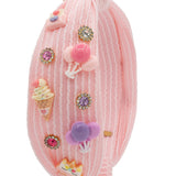 Balloons and Ice cream Knot Headband