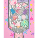 Charming Rhinestone Paddle Brush