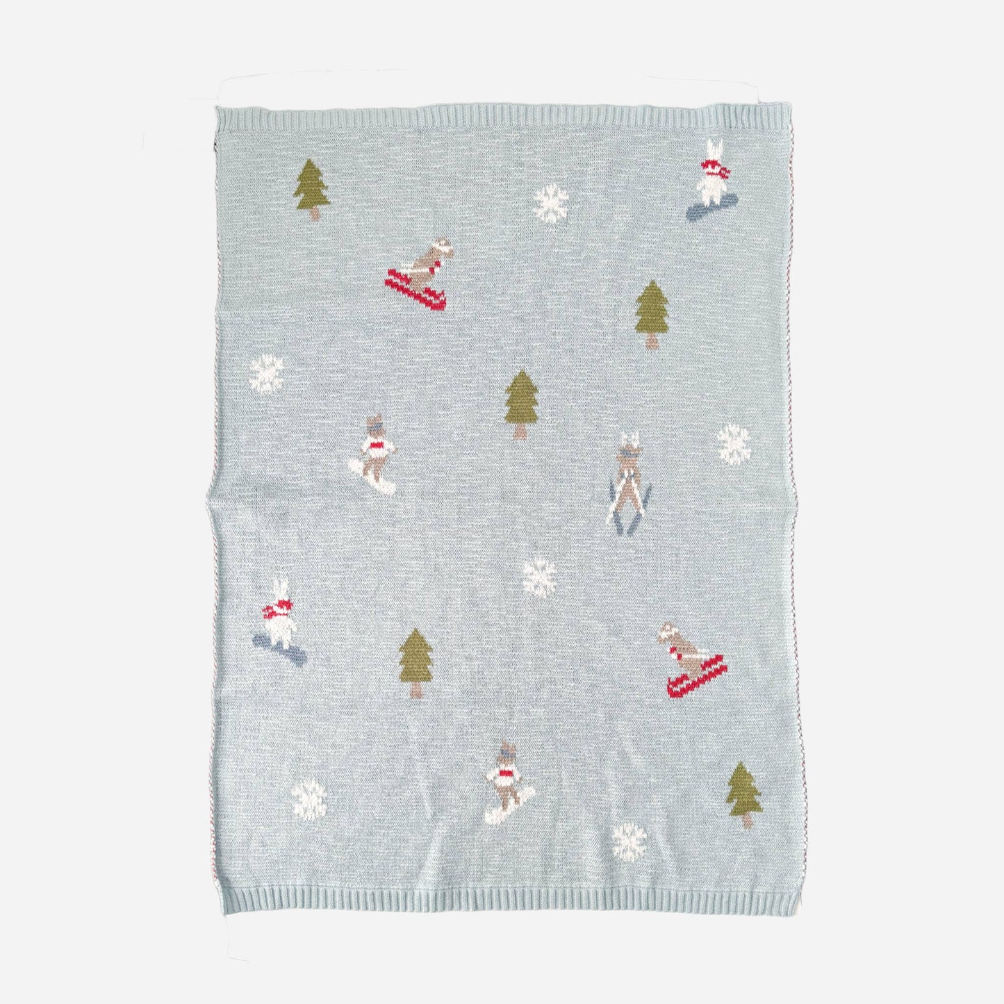 Organic Cotton Ski Baby Blanket