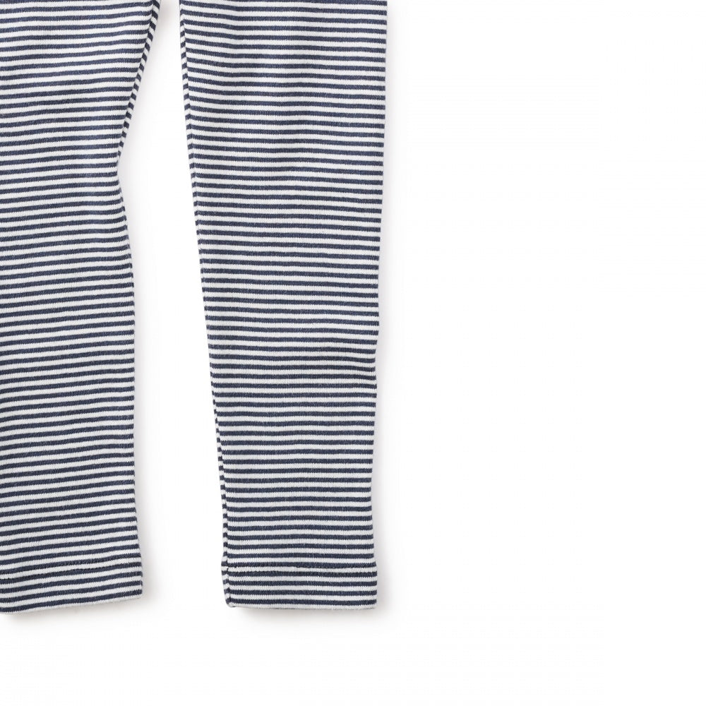 Striped Leggings - Heritage Blue