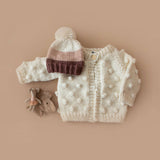 Popcorn Cardigan Cream