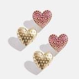 Heart to Heart Clip On Earrings