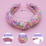 Confetti Sequin Knot Headband