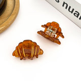 Mini Croissant Hair Claw Clip