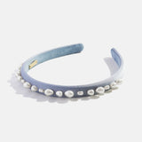 Blue Pearls Please Headband