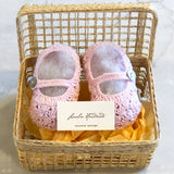 Light Pink Mary Jane Booties