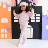 Pink Coquette Ghost Patch Halloween Trucker Hat