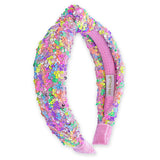 Confetti Sequin Knot Headband