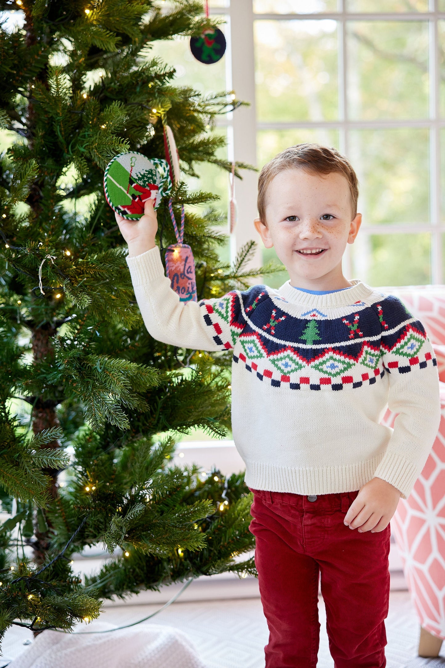 Ivory Ski Fair Isle Sweater