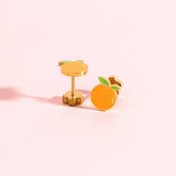 Orange Earrings