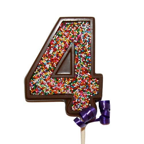 Chocolate Number Lolly