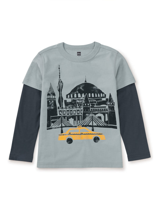 Istanbul Taxi Layered Tee