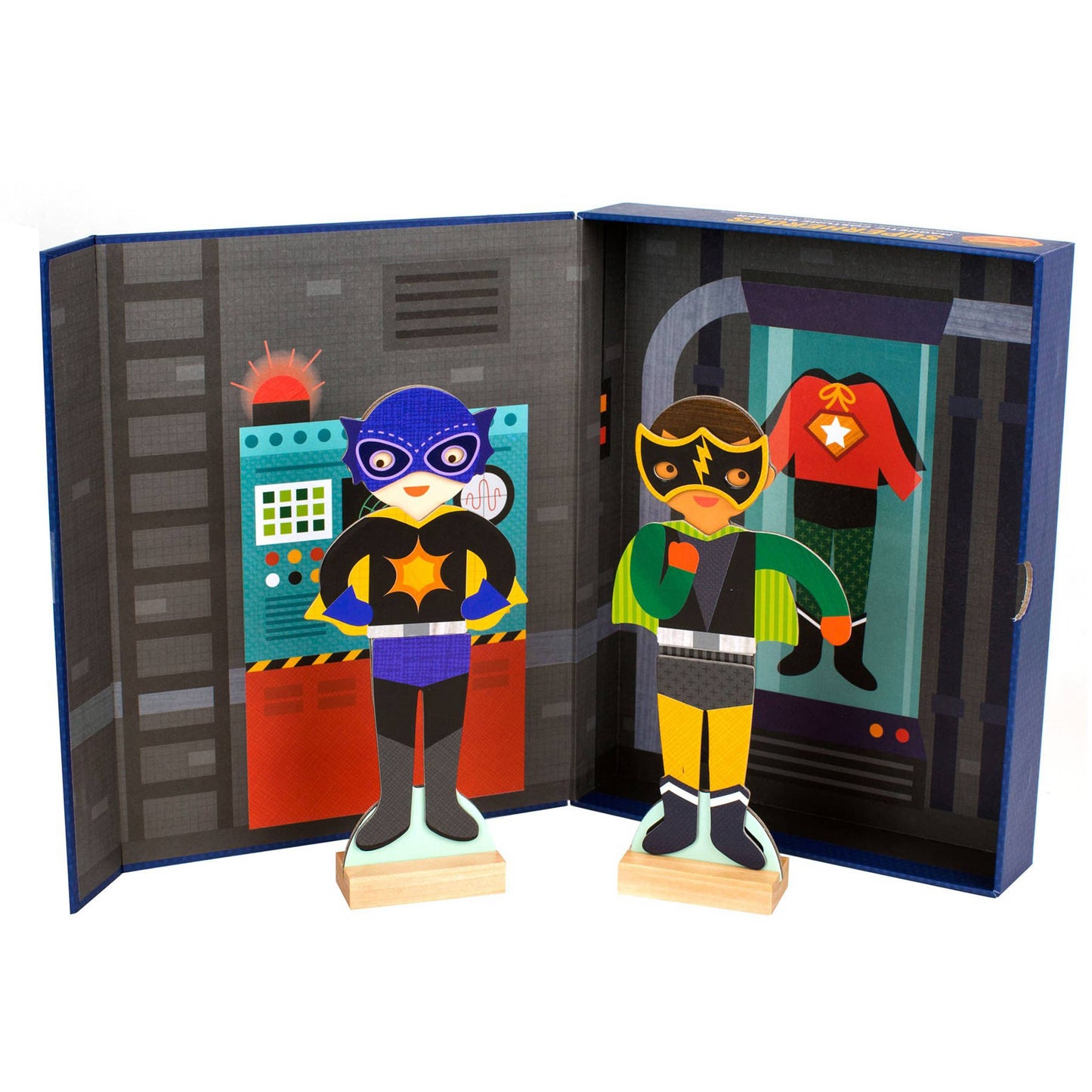 Superheroes Magnetic Play Set