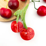 Red Cherry Claw Hair Clip