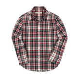 Stretch Poplin Shirt, Christmas Plaid