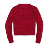 Red Cardigan Sweater