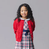 Red Cardigan Sweater