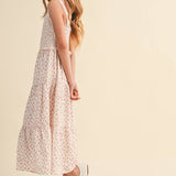 Floral Tiered Midi Dress