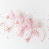 Mesh Shaker Bow - Confetti Pop