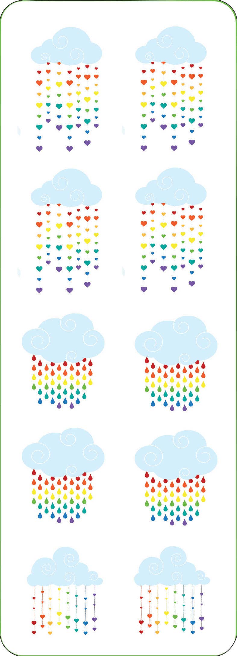 Rainbow Sticker Set