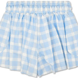 Blue Gingham Butterfly Shorts