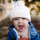 Natural Cable Beanie