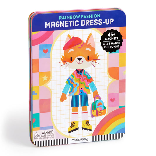 Rainbow magnetic dress up