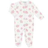 Hydrangeas Zipper Footie