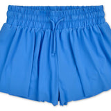 BRIGHT BLUE BUTTERFLY SHORTS