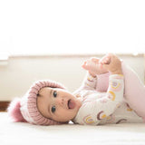 Pink Buffalo Check Pom Pom Hat