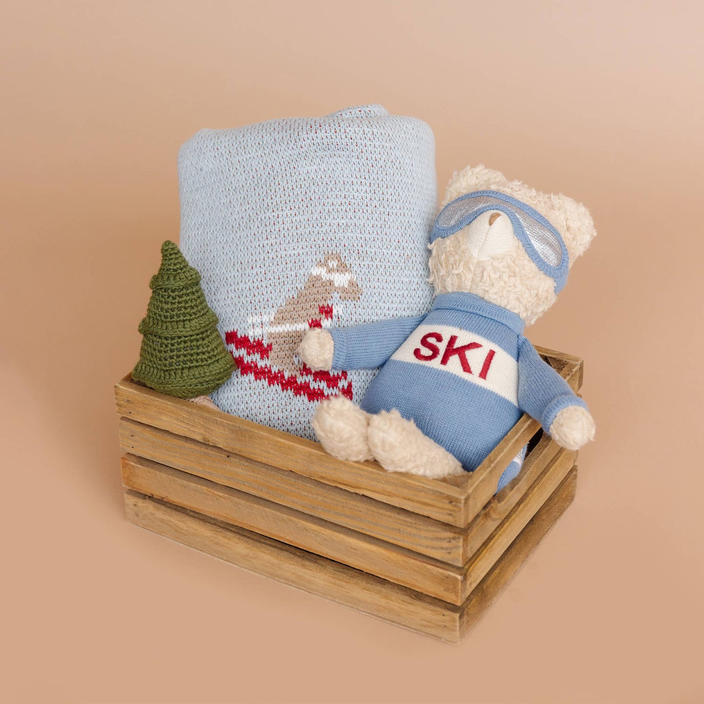 Organic Cotton Ski Baby Blanket