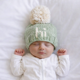 Hi. Sage Green Beanie Hat