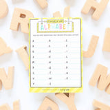 Alphabet Scavenger Hunt Playtime Pad