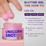 Flamingo Body & Face Glitter Gel