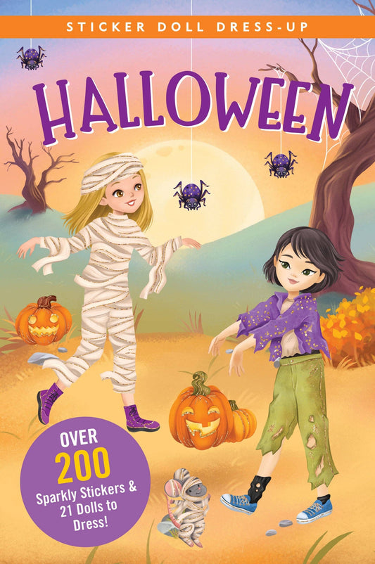 Halloween Sticker Doll Dress-Up Book