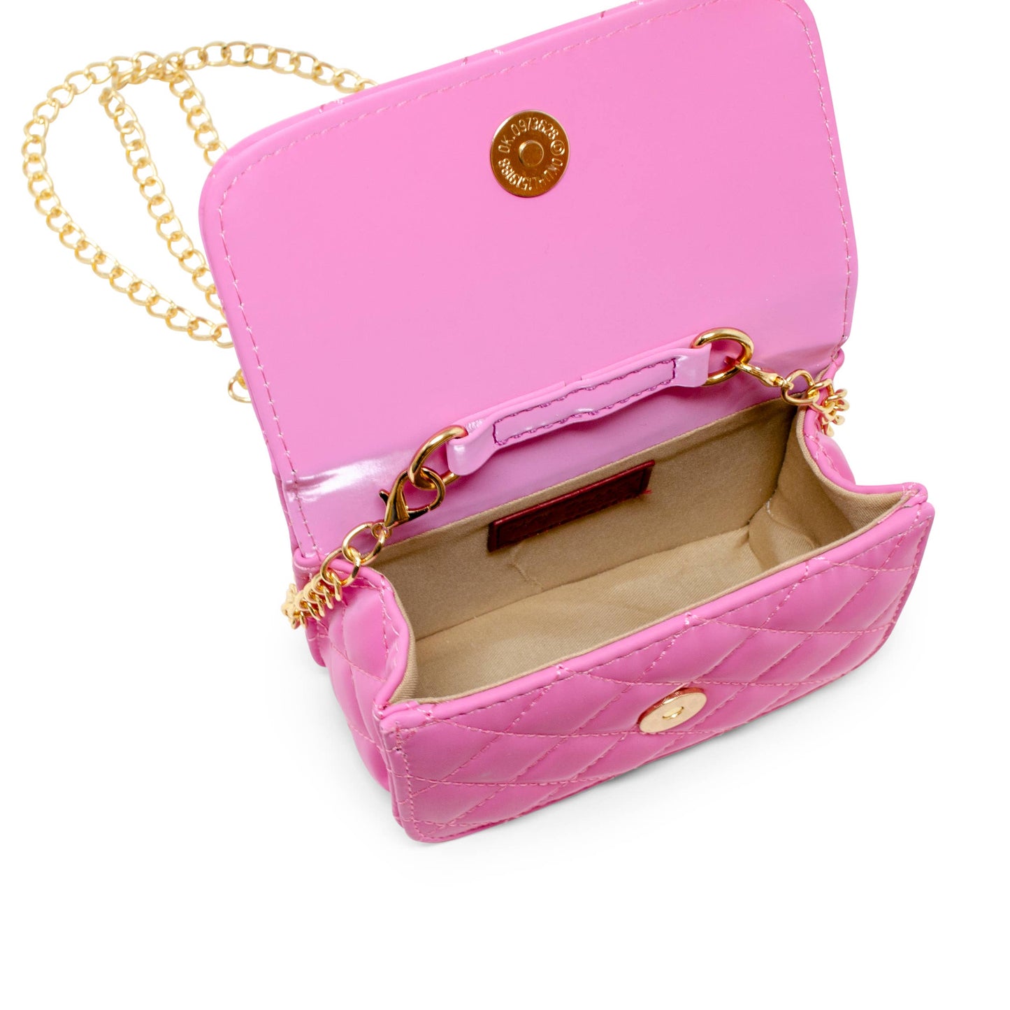 Pearl Handle Message Charm Handbag