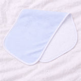 Mini Stripes Burp Cloth- Blue