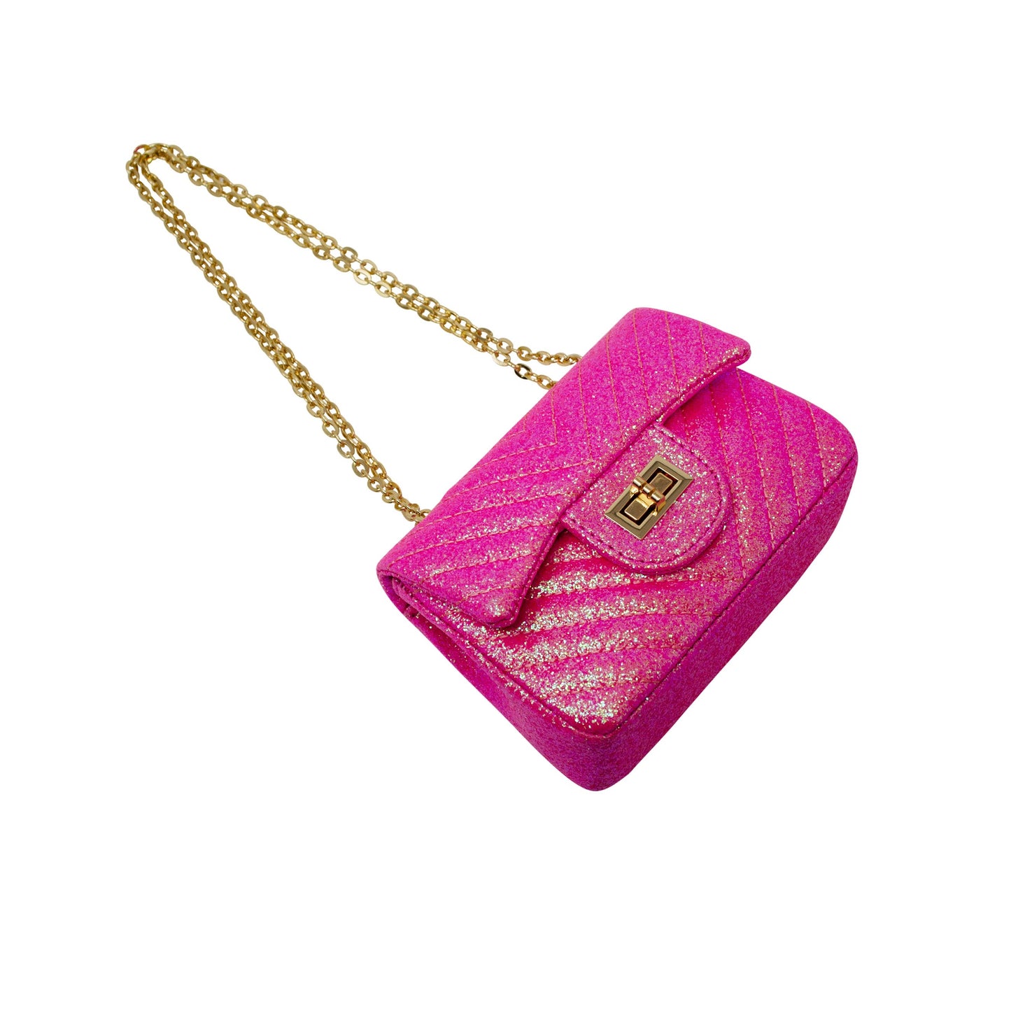 Classic Glitter Wave Handbag