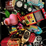 Christmas Ornament Glass Handmade Pizza Slice 108 Styles