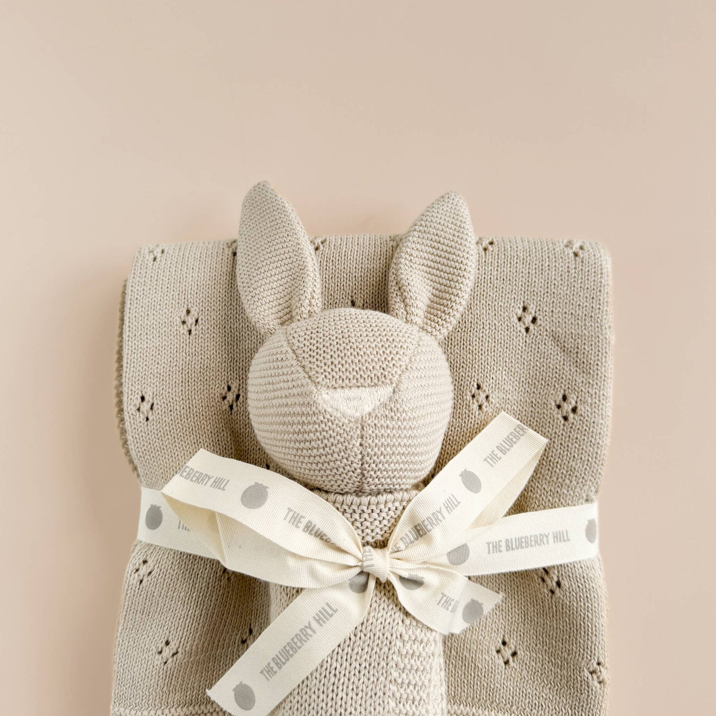 Pique Bunny Blanket & Lovey Set